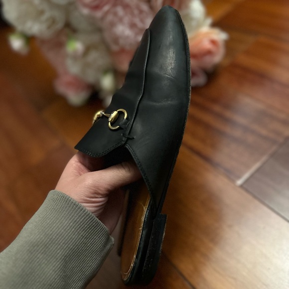 Classic Black Gucci Mule Sz 38 Authentic Leather. - Picture 5 of 11